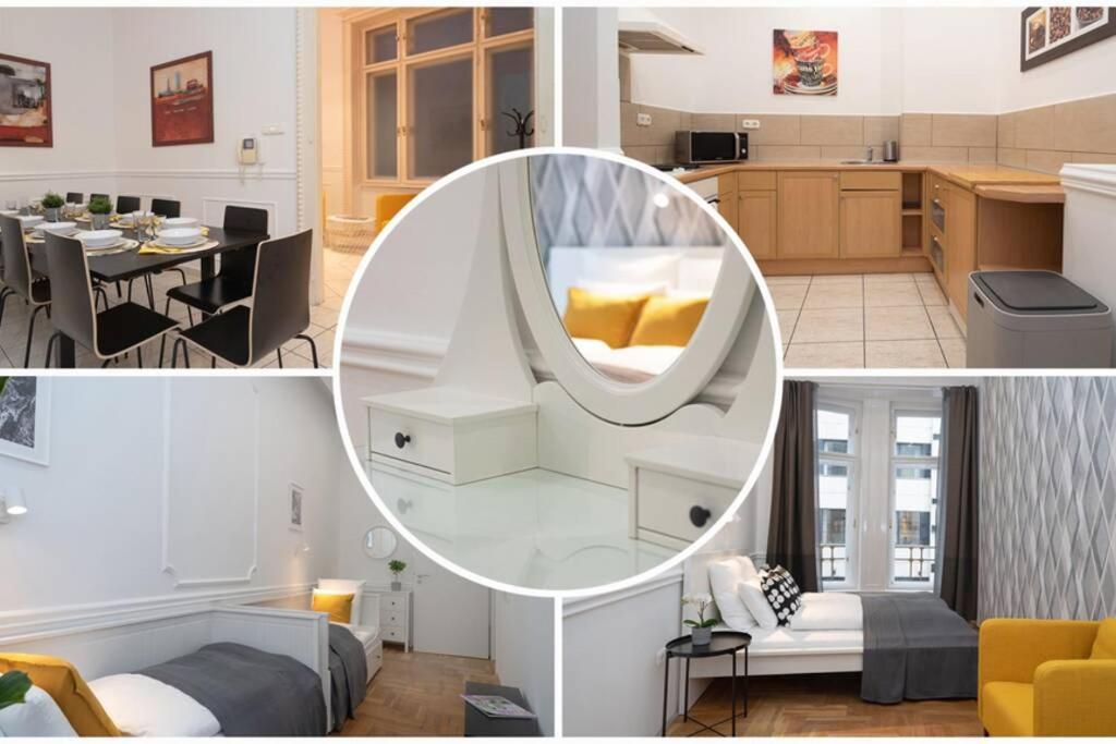 Best Located, 150 M2 5 Bedrooms Apt., Budapest Exteriör bild